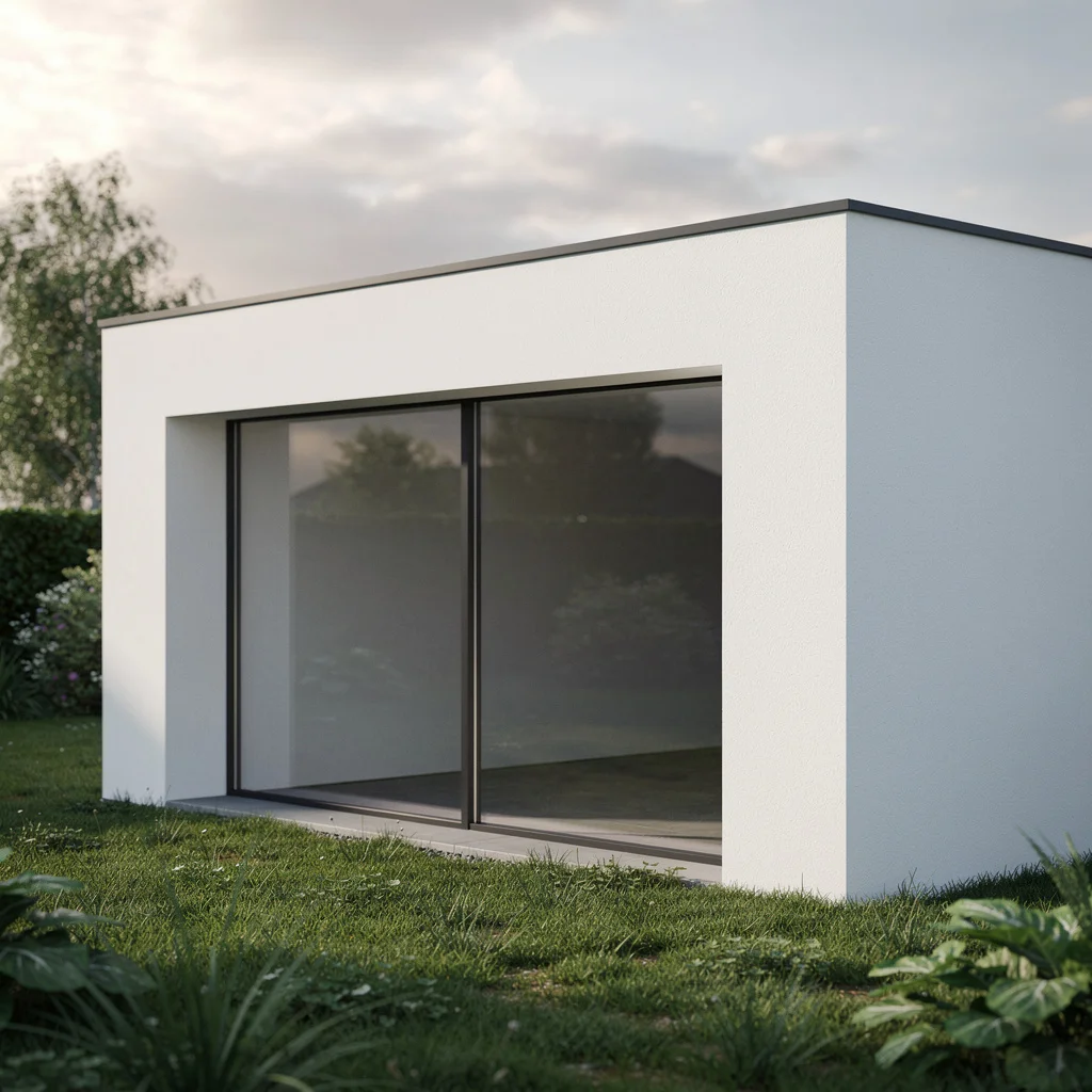 Extension toit plat