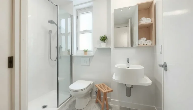 Salle de bain de studio : 5 solutions pour optimiser chaque cm²